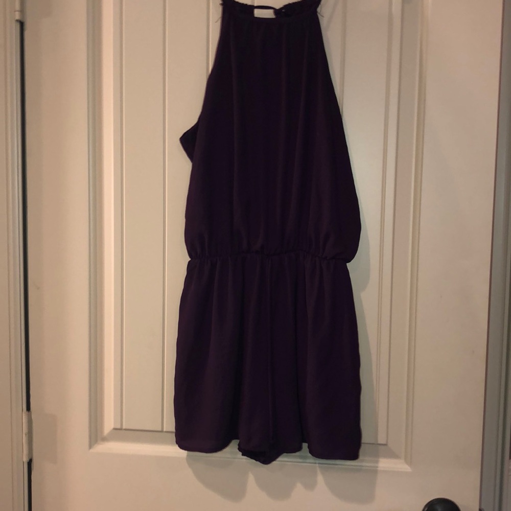 Plum romper